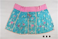 藏品(藍底牡丹染印桌裙)的圖片