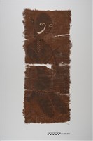 藏品(木質纖維編製染印人形織品)的圖片