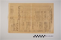 藏品(本年度第4回參拜視察團日程表)的圖片