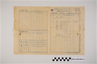 藏品(昭和14年7月28日神社參觀內地視察團團體運賃計算書)的圖片