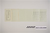 藏品(昭和12年度第2回內地視察團員人名錄)的圖片