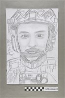 藏品(曾聖光親人贈送鉛筆畫像)的圖片