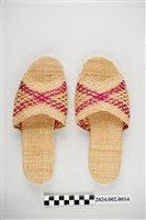 藏品(拉菲亞草編織拖鞋)的圖片