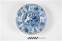 藏品(青花錦地開光水禽紋盤)的圖片