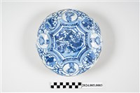 藏品(青花錦地開光水禽紋盤)的圖片