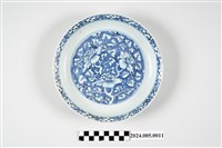 藏品(青花花卉紋盤)的圖片