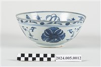 藏品(青花花卉紋碗)的圖片