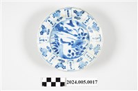 藏品(青花開光花鳥紋盤)的圖片