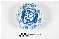 藏品(青花開光花鳥紋盤)的圖片