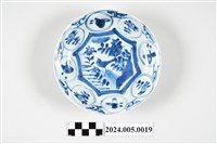 藏品(青花開光花鳥紋盤)的圖片