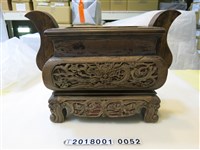 藏品(廣金福木雕香爐)的圖片