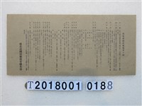 藏品(臺北市國語家庭會會則)的圖片