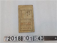 藏品(高快齋藤產婆講習所薪資單)的圖片