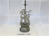 藏品(劉海戲金蟾造型錫製燭臺（1）)的圖片