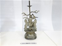 藏品(劉海戲金蟾造型錫製燭臺（2）)的圖片