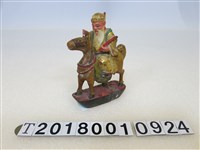 藏品(土地公出巡木質雕像)的圖片