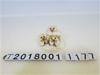 藏品(白雞成群造型貝殼拼貼擺飾品)的圖片