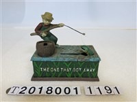 藏品(漁夫造型鑄鐵機械存錢筒)的圖片