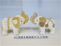 藏品(大象造型貝殼拼貼擺飾品)的圖片