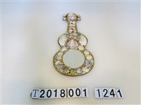 藏品(貝殼吉他造型鏡子)的圖片