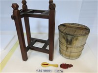 藏品(木製飯桶組)的圖片