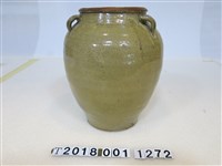 藏品(臺灣島窯三耳豬油甕)的圖片