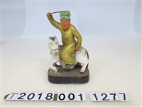 藏品(吳鳳騎馬木雕像)的圖片