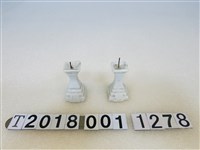 藏品(白瓷小燭台)的圖片