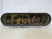 藏品(紅眠床床頭木雕裝飾（3）)的圖片