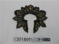 藏品(藍色花鳥鹿蟾蜍雲肩)的圖片