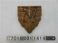 藏品(木雕人物桌角裝飾)的圖片