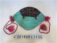 藏品(藍綠底繡花布帽)的圖片