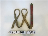 藏品(木製帶繩版印工具)的圖片