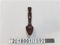 藏品(木雕原住民造型湯匙)的圖片