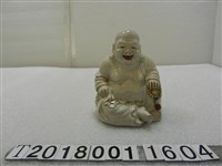 藏品(陶瓷白色盤腿彌勒佛神像)的圖片