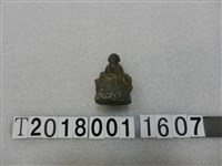 藏品(木雕坐姿有鬍鬚神像)的圖片