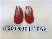 藏品(紅色平底童鞋組)的圖片