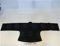 藏品(立領圓形紋飾黑色對襟衫)的圖片