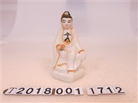 藏品(白色坐姿觀音像)的圖片