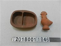 藏品(磚燒雞與飼料槽裝飾品)的圖片