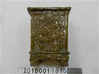 藏品(陶製關公香桶)的圖片
