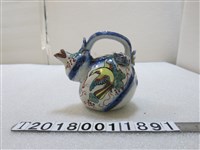藏品(陶瓷色繪雙鳳紋酒壺)的圖片