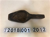 藏品(囍字壽桃造型糕餅握柄模具(1))的圖片