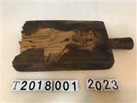 藏品(壽龜魚錢幣四面糕餅握柄模具)的圖片