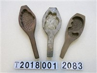 藏品(蓮花蝙蝠糕餅握柄模具)的圖片