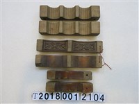 藏品(木製扇形糕餅模具)的圖片