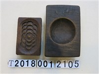 藏品(木製銅錢印糕餅模具)的圖片