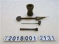 藏品(原住民刺青工具)的圖片