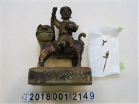 藏品(木雕武財神像)的圖片