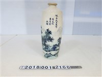 藏品(陶瓷山水紋花瓶)的圖片
